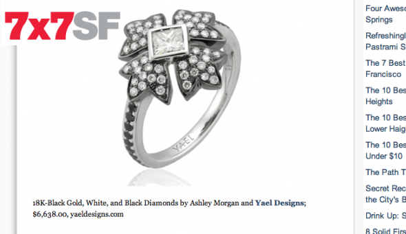 7x7 Engagement Ring Feature on Yael