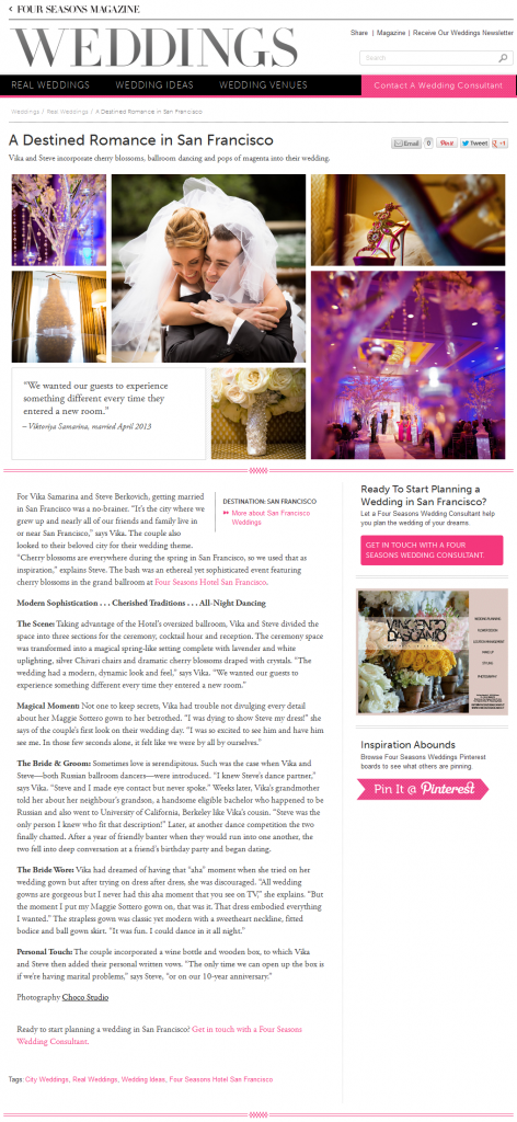 Four Seasons features Choco Studio