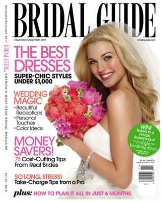 Bridal Guide November/December 2011 cover