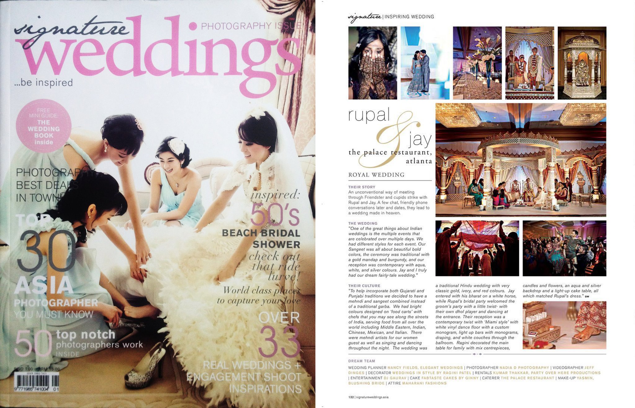 Signature Weddings features Nadia D Photography