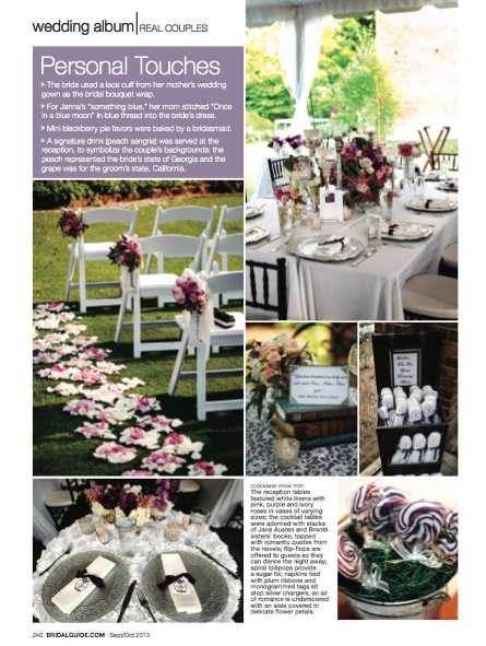 Nadia D Photography featured in Bridal Guide Magazine