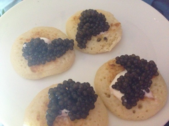 Caviar at the 25th Anniversary of the Peninsula NY