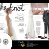 The Knot features diamond earrings by Yael Designs