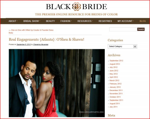 BlackBride features W Hotel engagement by Nadia D Photography