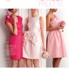 Martha Stewart Weddings features pink Kirribilla bridesmaid dress. December 2012