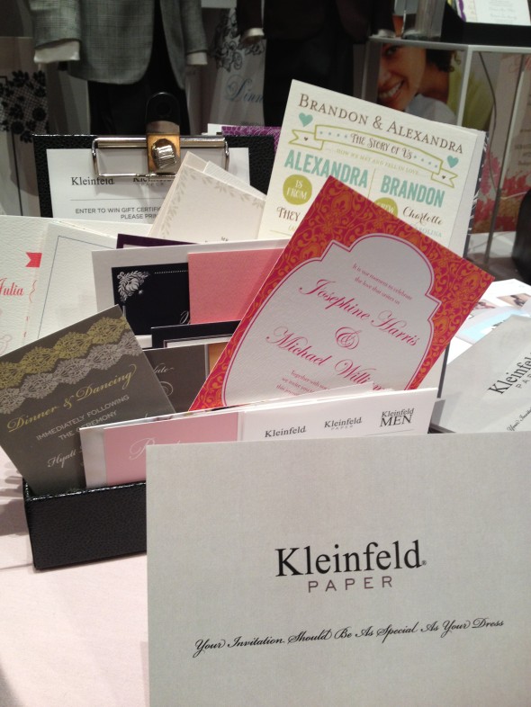 Kleinfeld Paper wedding invitations